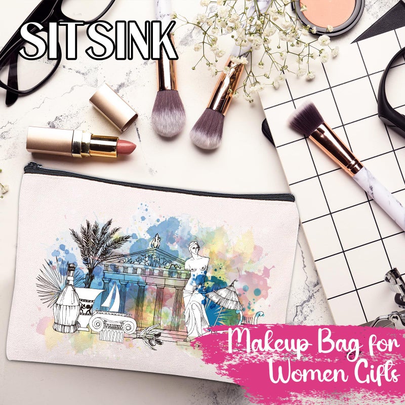 Sitsink Greece Souvenirs - Europe Travel Essentials for Girls  Greek Gifts from Santorini & Athens  Acropolis Parthenon Travel Must Haves - Image 3